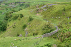 
Tramroad to the East of Pwlldu Quarry, June 2009